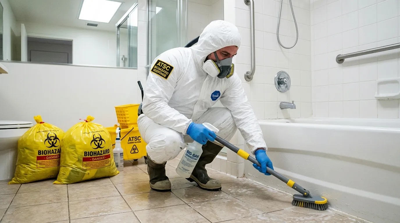 Decontamination equipment deployed for Blood Cleanup in Mastic